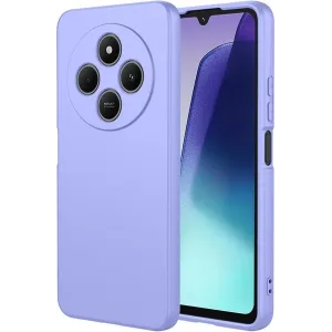 Phonesta Soft Silk Silicone Back Cover hoesje voor Xiaomi Redmi 14C / Xiaomi Poco C75 - Paars