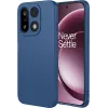 Phonesta Soft Silk Silicone Back Cover hoesje voor OnePlus 15 - Donkerblauw 0