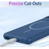 Phonesta Soft Silk Silicone Back Cover hoesje voor OnePlus 15 - Donkerblauw 3