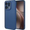 Phonesta Soft Silk Silicone Back Cover hoesje voor Oppo Find X9 - Donkerblauw 0