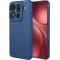 Phonesta Soft Silk Silicone Back Cover hoesje voor Oppo Find X9 Pro - Donkerblauw