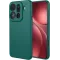Phonesta Soft Silk Silicone Back Cover hoesje voor Oppo Find X9 Pro - Donkergroen