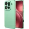 Phonesta Soft Silk Silicone Back Cover hoesje voor Oppo Find X9 Pro - Matcha Green