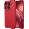 Phonesta Soft Silk Silicone Back Cover hoesje voor Oppo Find X9 Pro - Rood 0