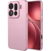 Phonesta Soft Silk Silicone Back Cover hoesje voor Oppo Find X9 Pro - Roze 0