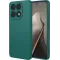 Phonesta Soft Silk Silicone Back Cover hoesje voor Xiaomi 15T - Donkergroen