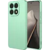 Phonesta Soft Silk Silicone Back Cover hoesje voor Xiaomi 15T - Matcha Green