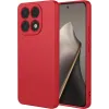 Phonesta Soft Silk Silicone Back Cover hoesje voor Xiaomi 15T - Rood