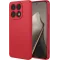 Phonesta Soft Silk Silicone Back Cover hoesje voor Xiaomi 15T - Rood
