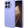 Phonesta Soft Silk Silicone Back Cover hoesje voor Xiaomi 15T Pro - Paars