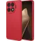 Phonesta Soft Silk Silicone Back Cover hoesje voor Xiaomi 15T Pro - Rood
