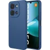 Phonesta Soft Silk Silicone Back Cover hoesje voor Xiaomi Redmi 15C / Xiaomi Poco C85 - Donkerblauw
