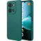 Phonesta Soft Silk Silicone Back Cover hoesje voor Xiaomi Redmi 15C / Xiaomi Poco C85 - Donkergroen