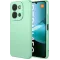 Phonesta Soft Silk Silicone Back Cover hoesje voor Xiaomi Redmi 15C / Xiaomi Poco C85 - Matcha Green