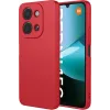 Phonesta Soft Silk Silicone Back Cover hoesje voor Xiaomi Redmi 15C / Xiaomi Poco C85 - Rood