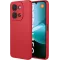 Phonesta Soft Silk Silicone Back Cover hoesje voor Xiaomi Redmi 15C / Xiaomi Poco C85 - Rood