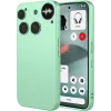 Phonesta Soft Silk Silicone Back Cover hoesje voor Nothing Phone (3) - Matcha Green