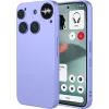 Phonesta Soft Silk Silicone Back Cover hoesje voor Nothing Phone (3) - Paars