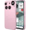 Phonesta Soft Silk Silicone Back Cover hoesje voor Nothing Phone (3) - Roze