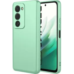 Phonesta Soft Silk Silicone Back Cover hoesje voor Xiaomi Redmi 15 - Matcha Green
