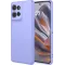 Phonesta Soft Silk Silicone Back Cover hoesje voor Motorola Edge 60 Neo/Edge 50 Neo / ThinkPhone 25 - Paars