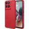 Phonesta Soft Silk Silicone Back Cover hoesje voor Motorola Moto G56 - Rood