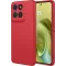 Phonesta Soft Silk Silicone Back Cover hoesje voor Motorola Moto G86 - Rood