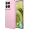 Phonesta Soft Silk Silicone Back Cover hoesje voor Motorola Moto G86 - Roze