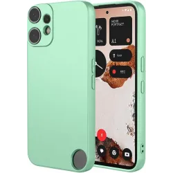 Phonesta Soft Silk Silicone Back Cover hoesje voor Nothing CMF Phone 2 Pro - Matcha Green