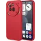Phonesta Soft Silk Silicone Back Cover hoesje voor Nothing Phone (3a) Pro - Rood