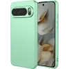 Phonesta Soft Silk Silicone Back Cover hoesje voor Google Pixel 10 Pro XL - Matcha Green