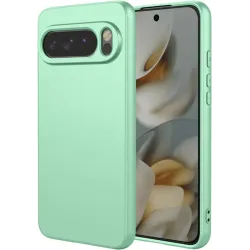 Phonesta Soft Silk Silicone Back Cover hoesje voor Google Pixel 10 Pro XL - Matcha Green