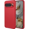 Phonesta Soft Silk Silicone Back Cover hoesje voor Google Pixel 10 Pro XL - Rood