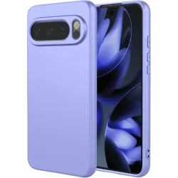Phonesta Soft Silk Silicone Back Cover hoesje voor Google Pixel 10 / 10 Pro - Paars