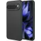 Phonesta Soft Silk Silicone Back Cover hoesje voor Google Pixel 10 / 10 Pro - Zwart