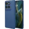 Phonesta Soft Silk Silicone Back Cover hoesje voor Motorola Edge 60 Pro - Donkerblauw