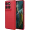Phonesta Soft Silk Silicone Back Cover hoesje voor Motorola Edge 60 Pro - Rood