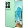 Phonesta Soft Silk Silicone Back Cover hoesje voor Motorola Edge 60 / Edge 60 Fusion - Matcha Green
