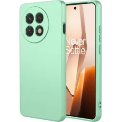 Phonesta Soft Silk Silicone Back Cover hoesje voor OnePlus 13R - Matcha Green