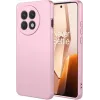 Phonesta Soft Silk Silicone Back Cover hoesje voor OnePlus 13R - Roze