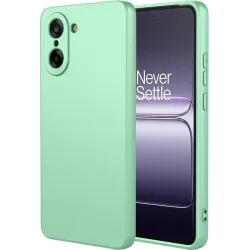 Phonesta Soft Silk Silicone Back Cover hoesje voor OnePlus Nord CE5 - Matcha Green