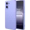Phonesta Soft Silk Silicone Back Cover hoesje voor OnePlus Nord CE5 - Paars