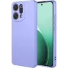Phonesta Soft Silk Silicone Back Cover hoesje voor Oppo Reno14 - Paars