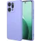 Phonesta Soft Silk Silicone Back Cover hoesje voor Oppo Reno14 - Paars