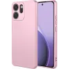 Phonesta Soft Silk Silicone Back Cover hoesje voor Oppo Reno14 F/FS - Roze