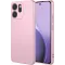 Phonesta Soft Silk Silicone Back Cover hoesje voor Oppo Reno14 F/FS - Roze