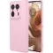 Phonesta Soft Silk Silicone Back Cover hoesje voor Motorola Edge 50 Ultra - Roze
