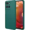Phonesta Soft Silk Silicone Back Cover hoesje voor Motorola Moto G17/G17 Power/G15/G15 Power - Donkergroen