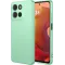 Phonesta Soft Silk Silicone Back Cover hoesje voor Motorola Moto G17/G17 Power/G15/G15 Power - Matcha Green