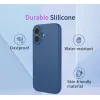 Phonesta Soft Silk Silicone Back Cover hoesje voor Motorola Moto G55 - Matcha Green 5